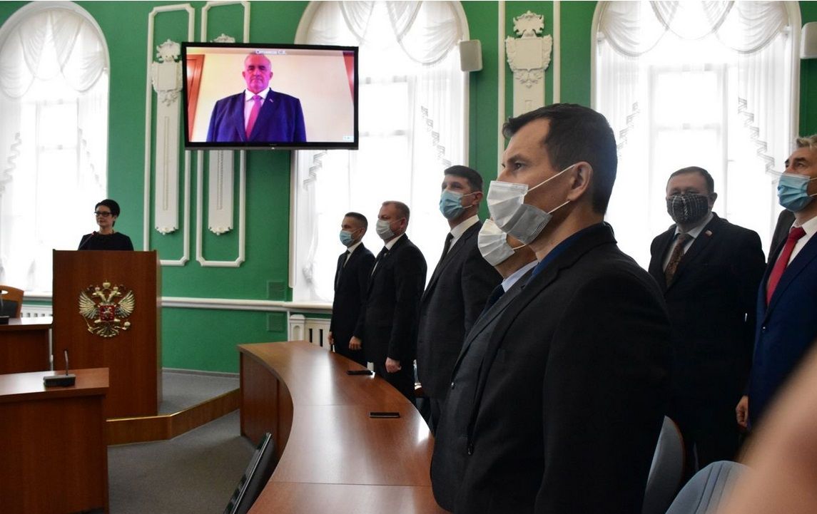 Губернатор Костромской области Сергей Ситников принес присягу дистанционно