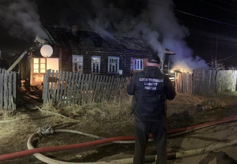 67-летний житель костромского северо-востока погиб в огне