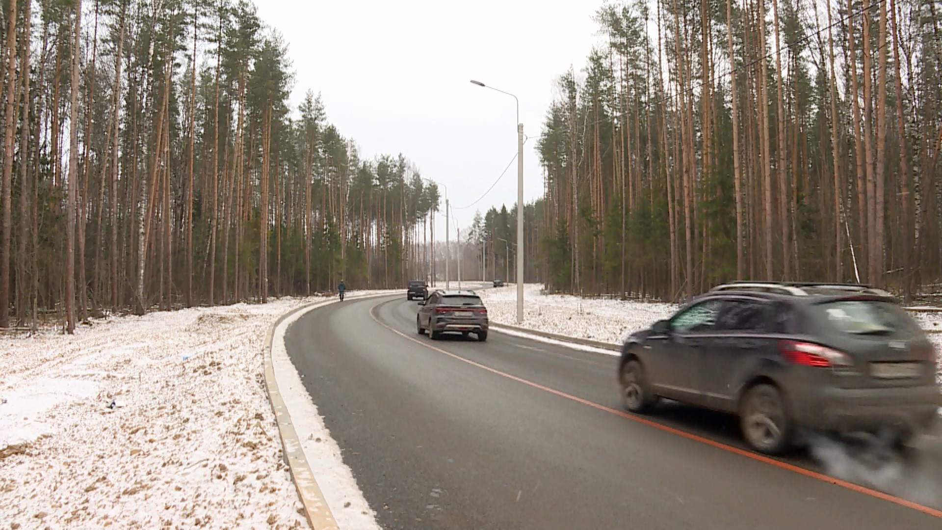Движение по новой дороге в Костроме открыто временно
