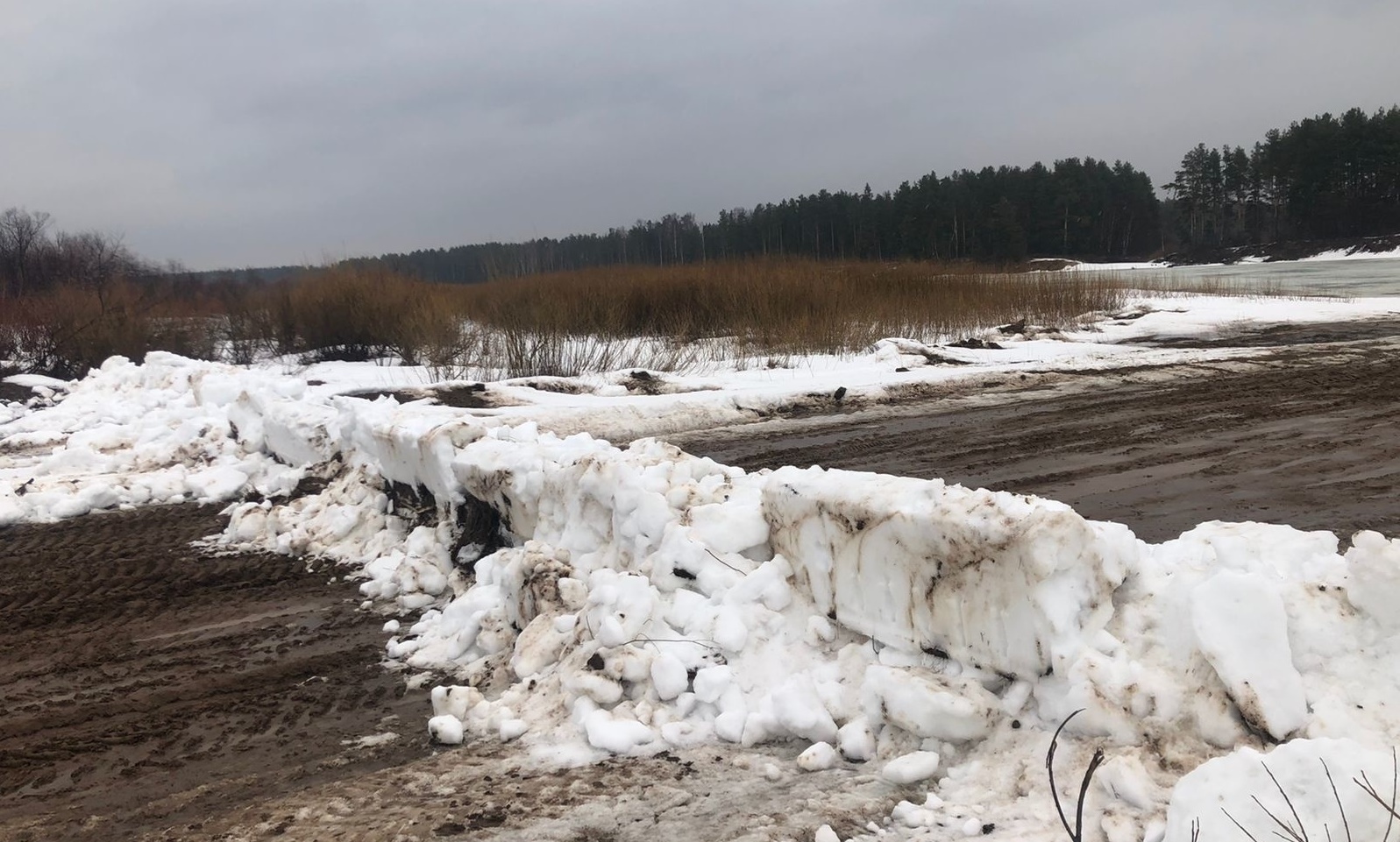На северо-востоке Костромской области закрыта ледовая переправа через Ветлугу