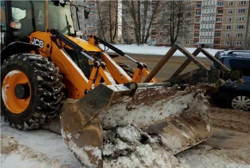 К расчистке Костромы от снега привлекли дополнительную технику