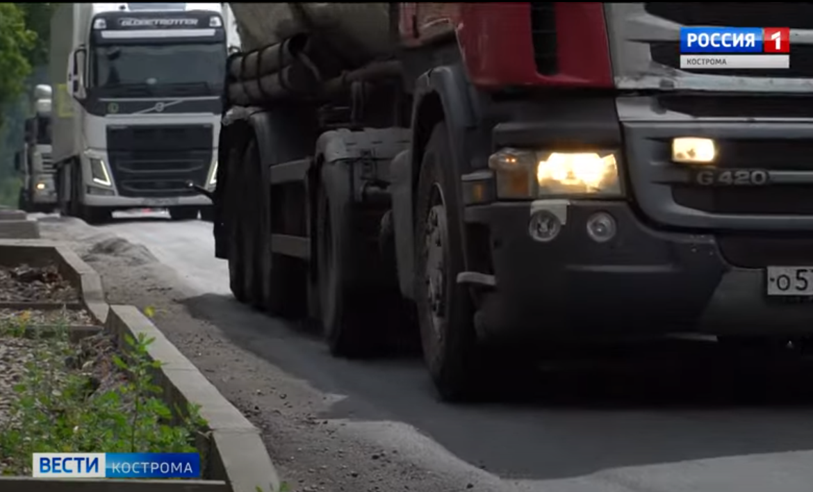 Из-за жары в Костроме ограничат движение большегрузов