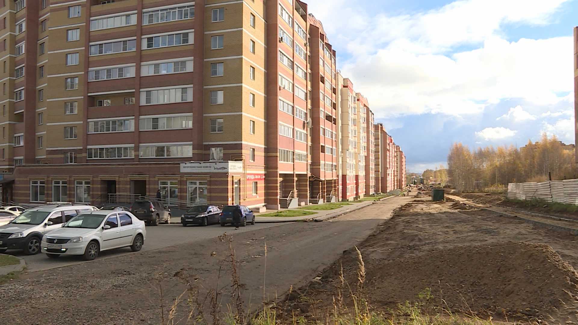 В Костроме завершено строительство дороги в Новом городе