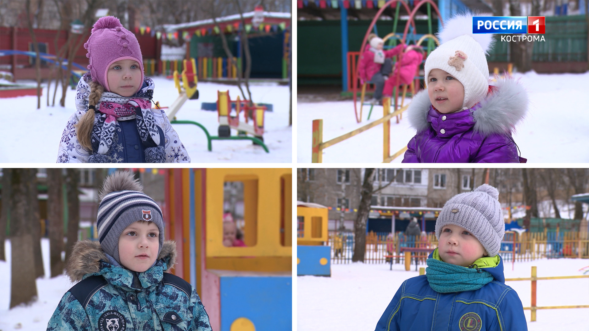 Костромские дети пожалели Деда Мороза за его тяжелый труд