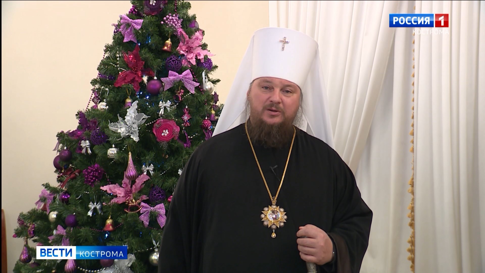 Митрополит Ферапонт поздравил костромичей с праздником Рождества Христова