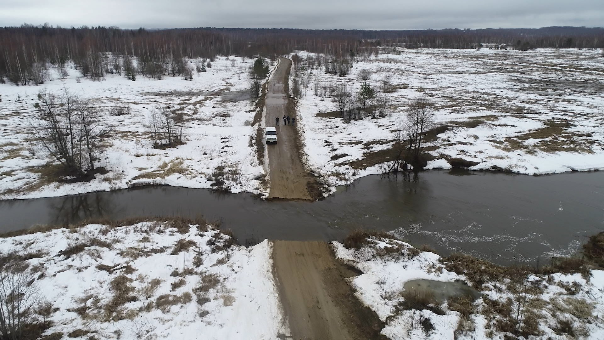 Три населенных пункта в Костромской области отрезаны половодьем