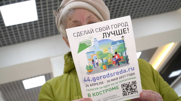 Костромичи начали голосовать за объекты благоустройства