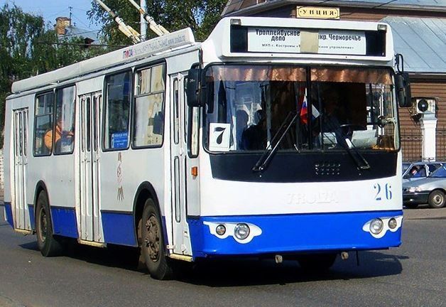 Троллейбус №7 в Костроме будет ходить по проспекту Мира