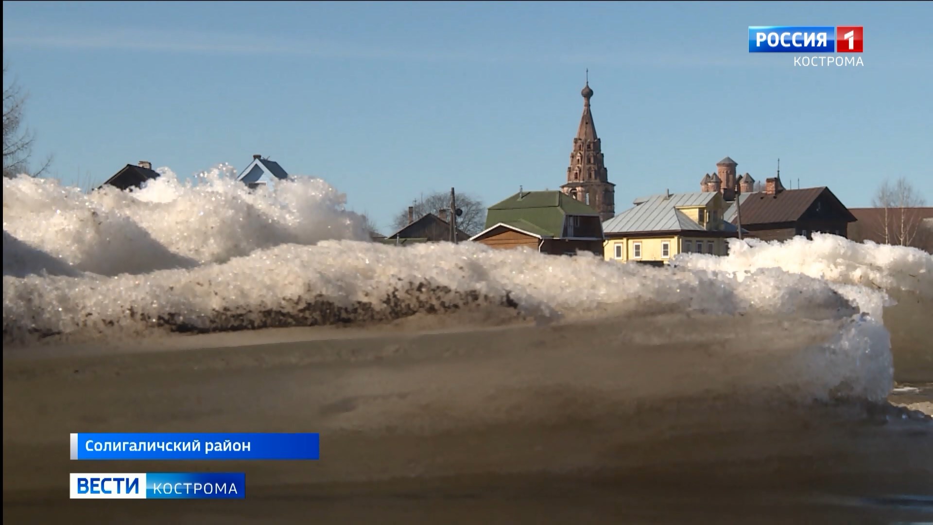 Большая вода отрезала от «материка» 10 костромских деревень | ГТРК «Кострома »