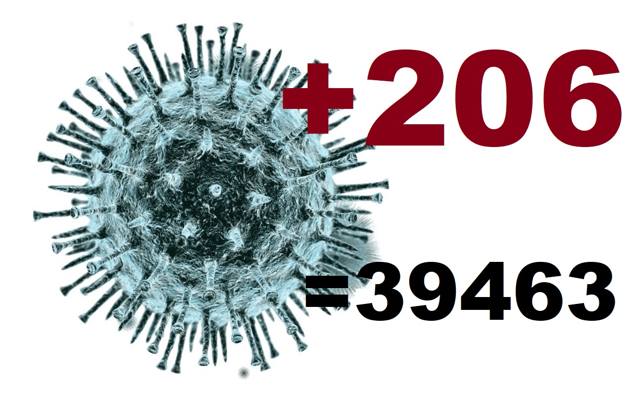 За сутки у 206 жителей Костромской области подтвердился коронавирус