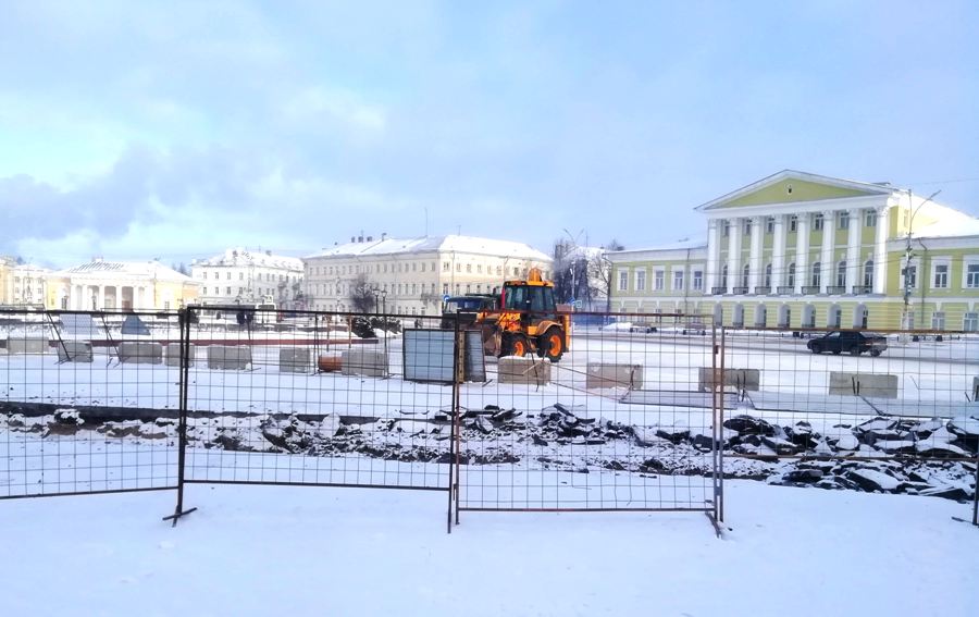 Теплоэнергетики начали раскопки в самом центре Костромы