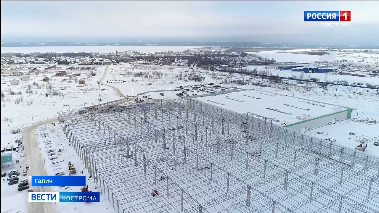 Строительство фанерного комбината в Костромской области идет с поразительной скоростью