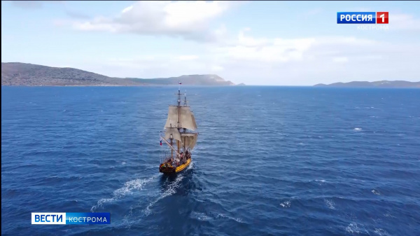 На канале «Россия 24» состоится премьера фильма о путешествии костромичей по Средиземному морю
