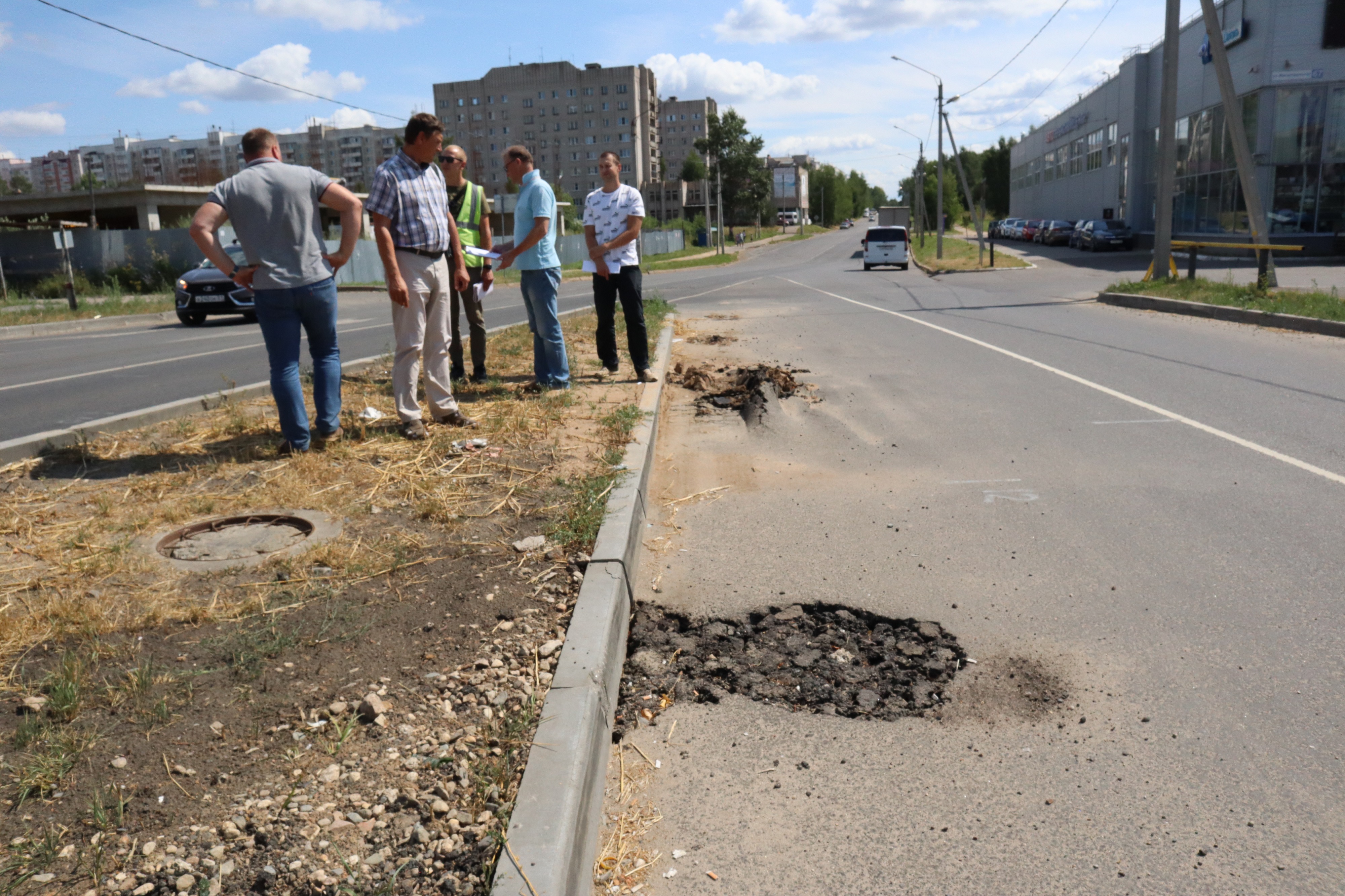 Половина отремонтированных в прошлом году дорог в Костроме уже требует восстановления