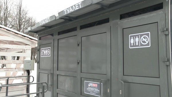 На костромской набережной установили туалет за 2 миллиона рублей