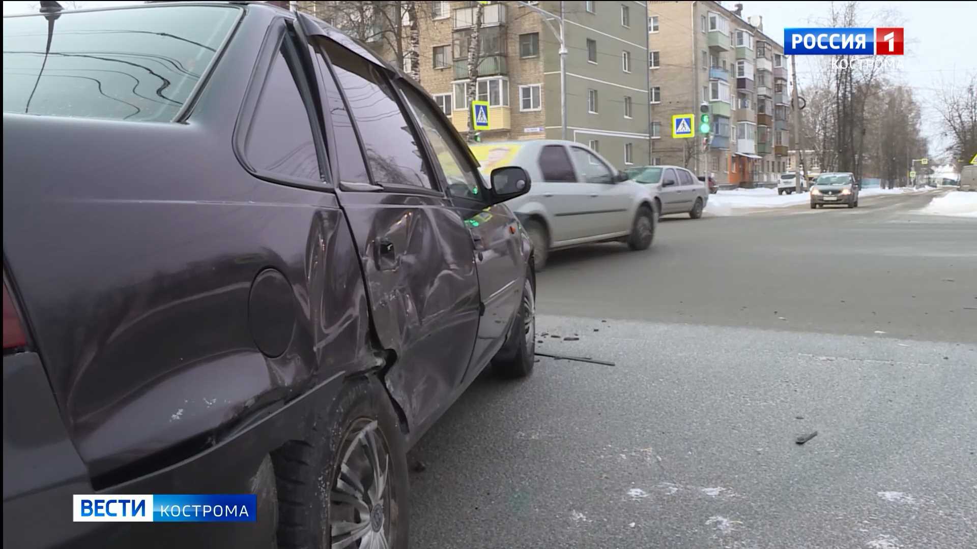 Автоинспекторы составили список самых аварийных перекрёстков Костромы