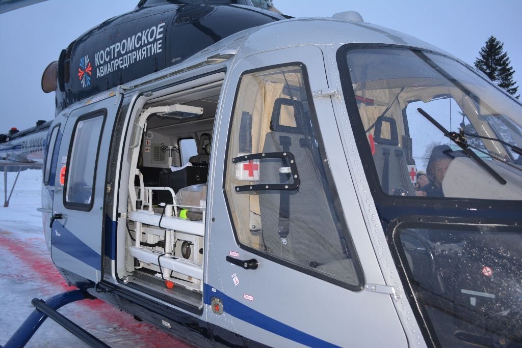 В Костромской области появится новая вертолетная площадка санавиации