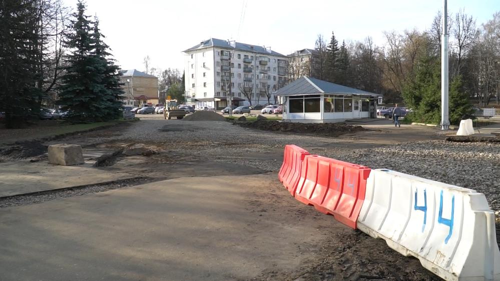 Новый перекресток на площади Конституции в Костроме подготовили к асфальтированию
