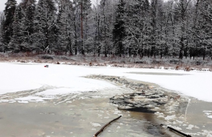 Первый пошёл: в Костромской области рыбак провалился под лёд