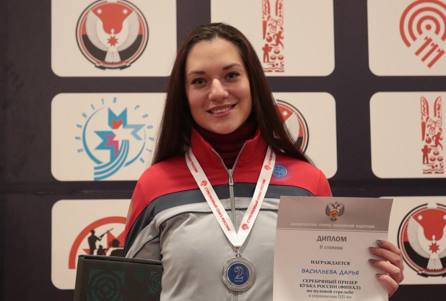 Костромичка завоевала «серебро» в Финале Кубка России по пулевой стрельбе
