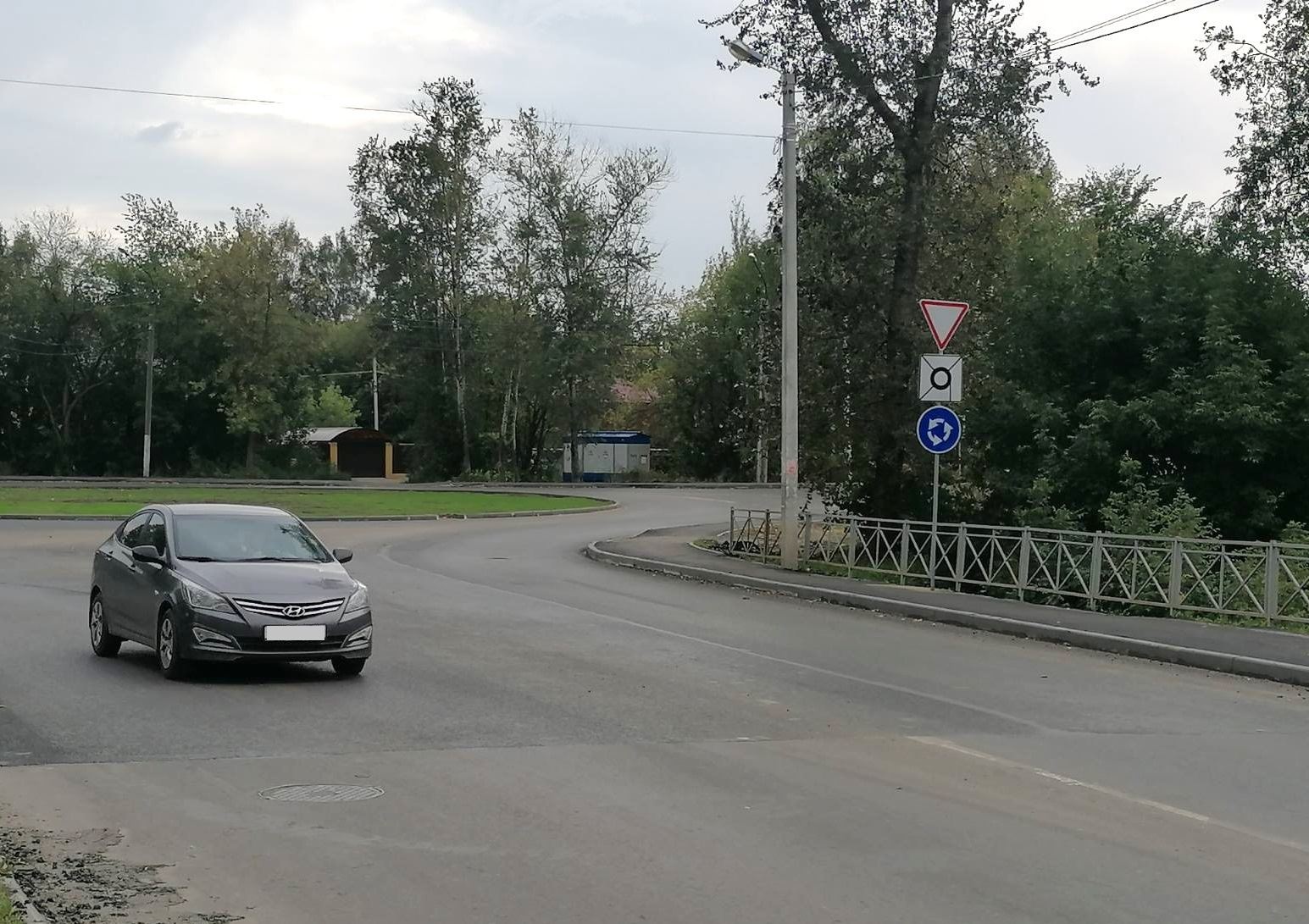 В Костроме появился новый круговой перекресток