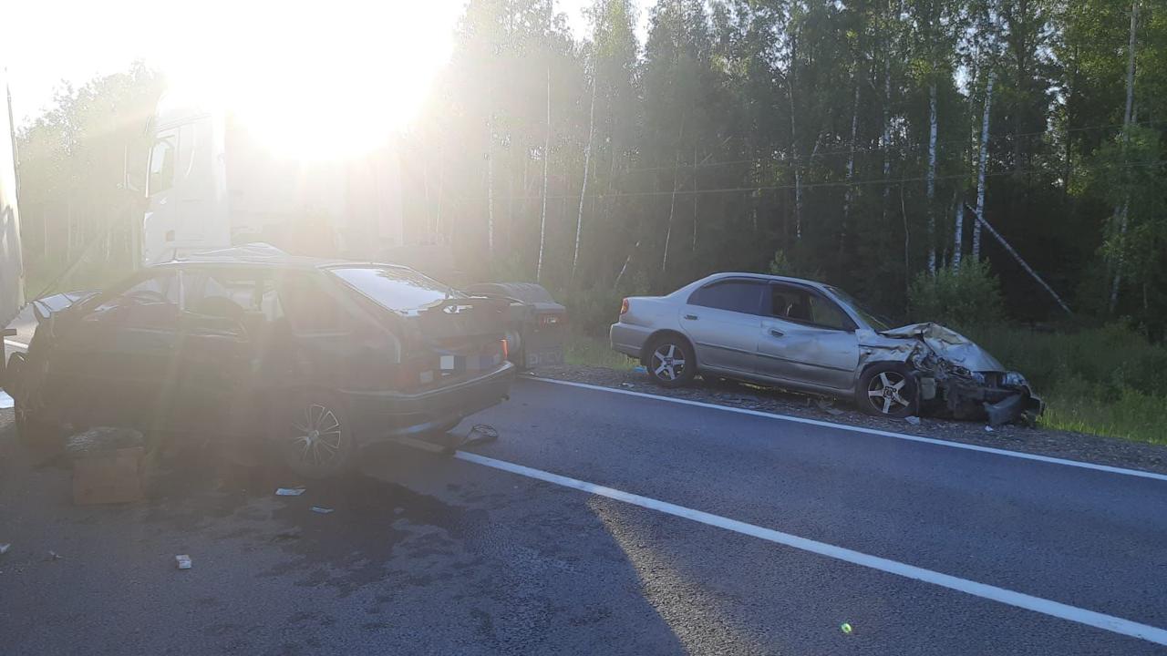 В столкновении двух автомобилей на трассе в Костромской области погибла  женщина | ГТРК «Кострома»