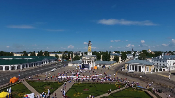 Из-за праздничных гуляний в центре Костроме изменится схема движения