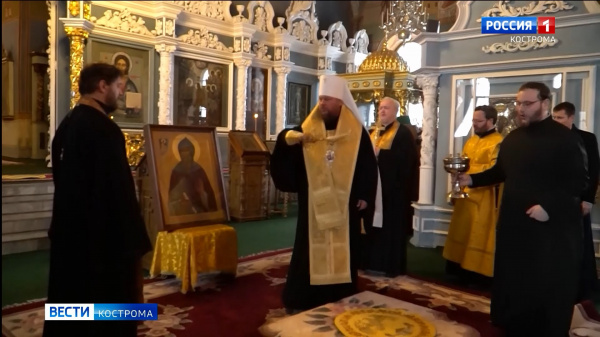 Икону костромского святого отправят в часовню Санкт-Петербурга