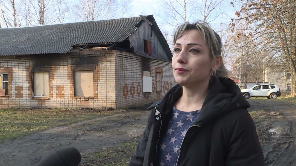 Сгоревшая амбулатория в посёлке Космынино переехала в соседнее здание
