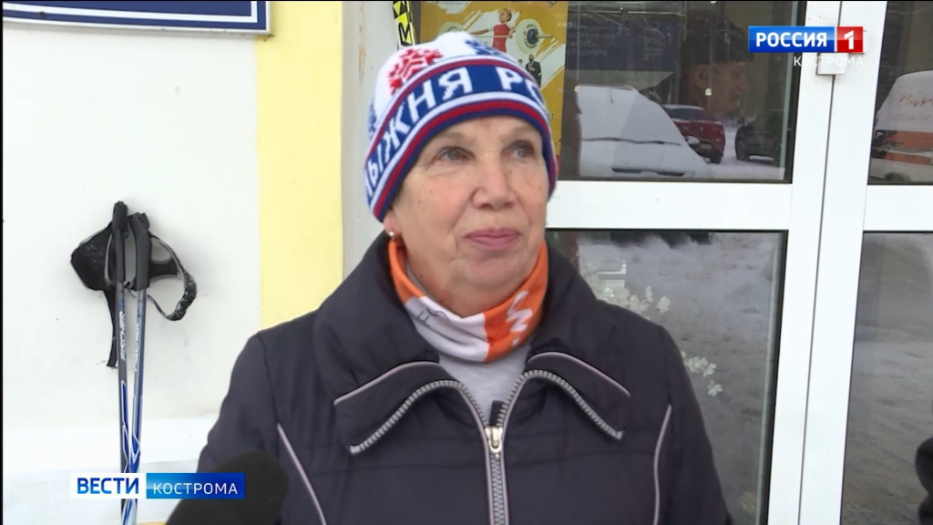 Полсотни активных пенсионеров покорили лыжню в костромском парке