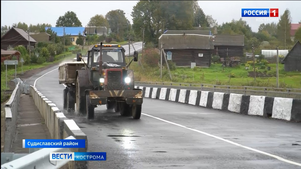 Дорожный контроль остался доволен качеством обновленной трассы неподалеку от Костромы