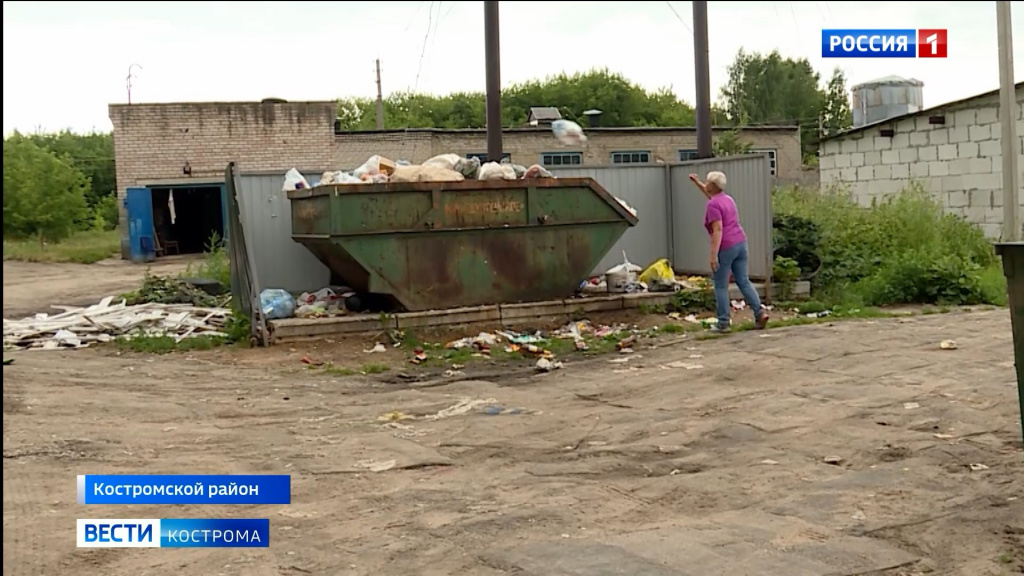 Новые мусорные контейнеры появляются в костромских селах и деревнях