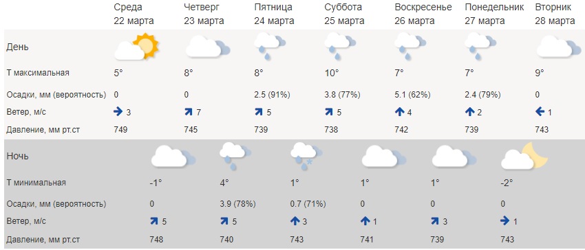Вслед за теплом в Кострому придут осадки и магнитная буря