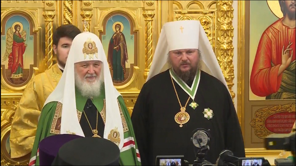 Губернатора Костромской области и меценатов наградили за вклад в воссоздание Богоявленского собора