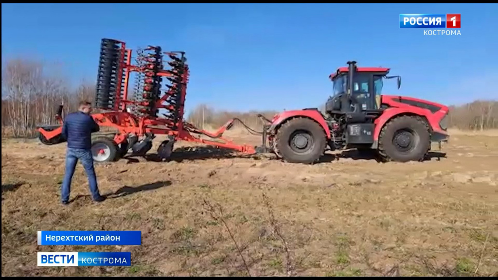 Непаханные 10 лет в Костромской области земли вновь вводят в сельхозоборот