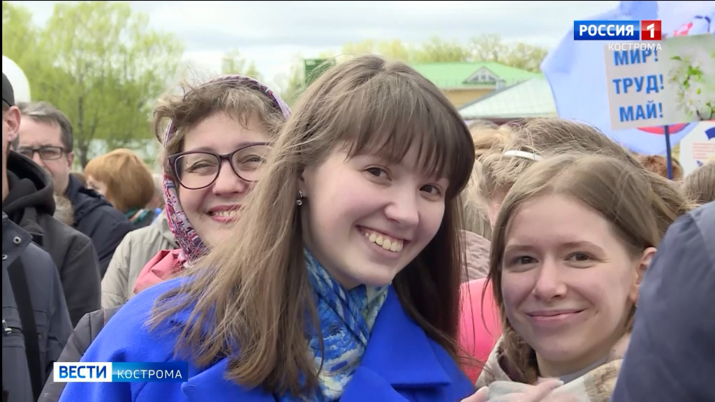 Праздник весны и труда: «Марш энтузиастов» вновь прозвучал над Костромой