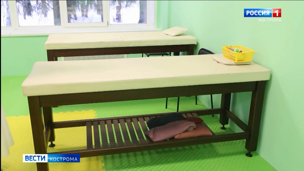 В Центре восстановительной медицины и реабилитации в Костроме завершился капремонт зала лечебной физкультуры