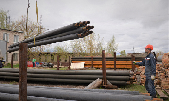 «Городские сети» запасаются трубами для ремонта квартальных тепломагистралей Костромы