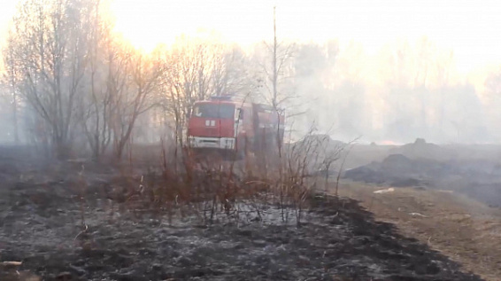 На территории Костромской области уже случилось шесть возгораний травы