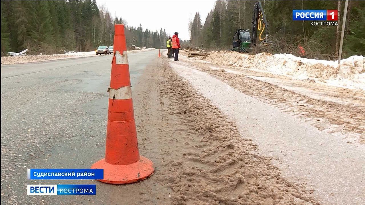 В Костромской области начался ремонт оживленной региональной трассы