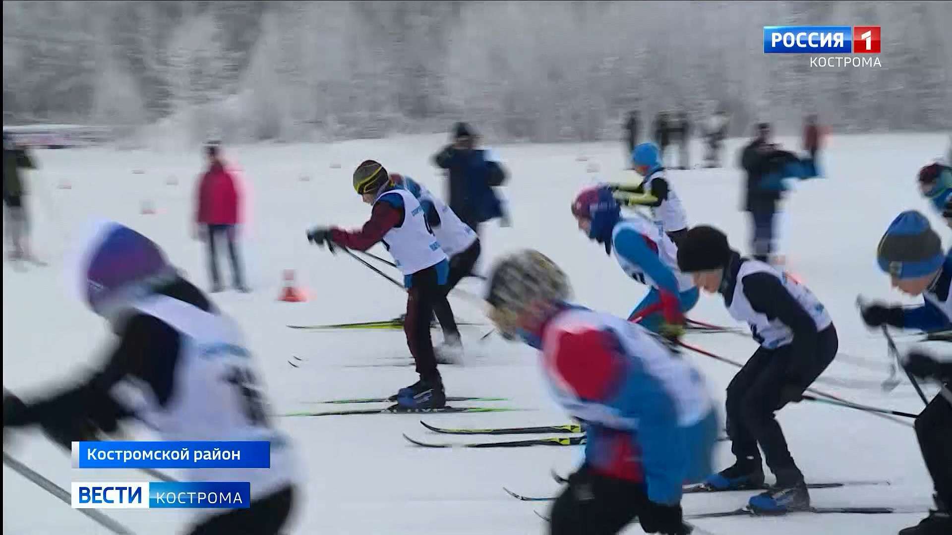 Под Костромой состоялась новогодняя лыжная гонка