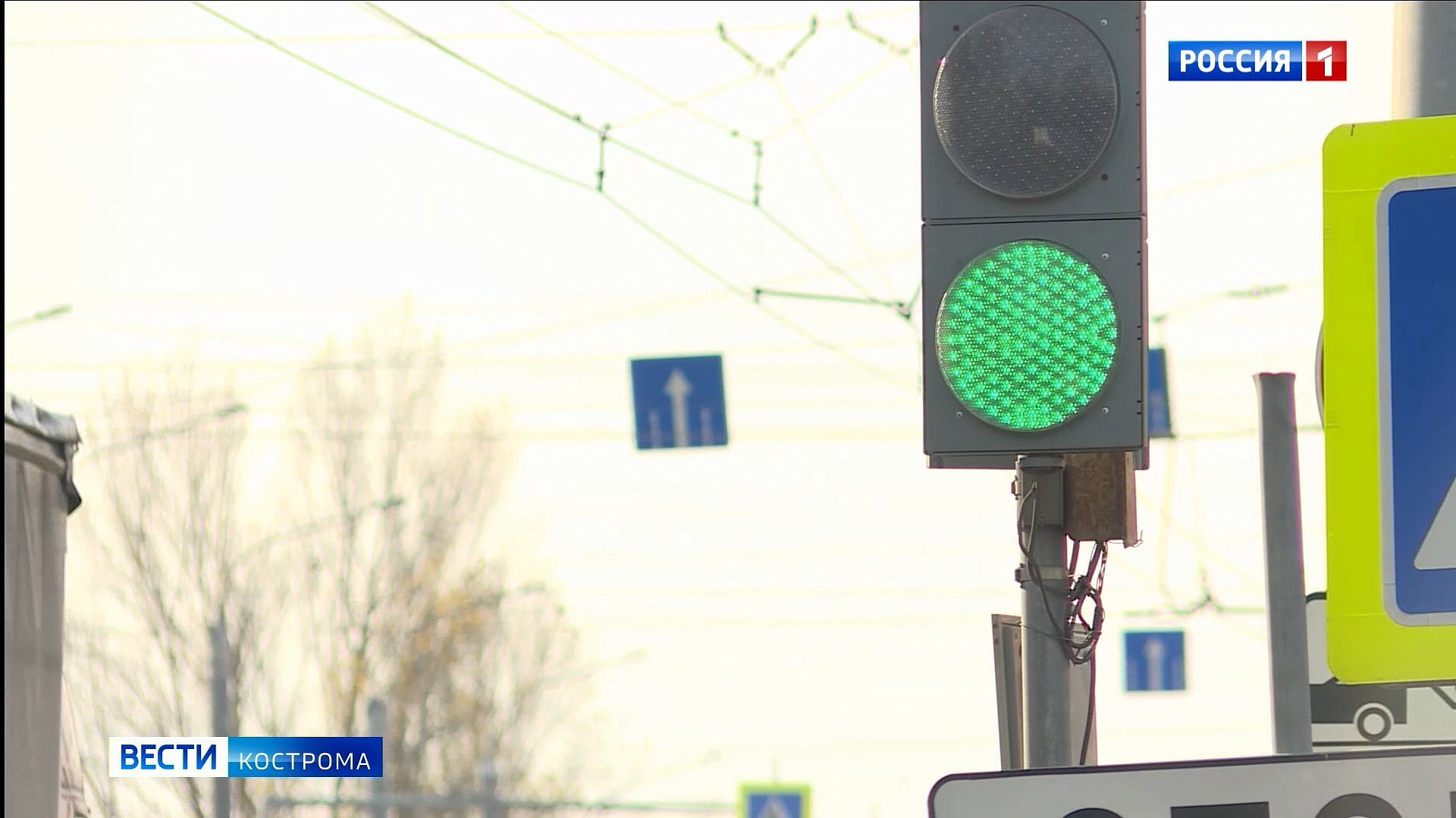 Воспользоваться «зеленой волной» в Костроме смогут только примерные водители