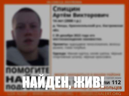 14-летнего подростка пропавшего в Костромской области нашли живым