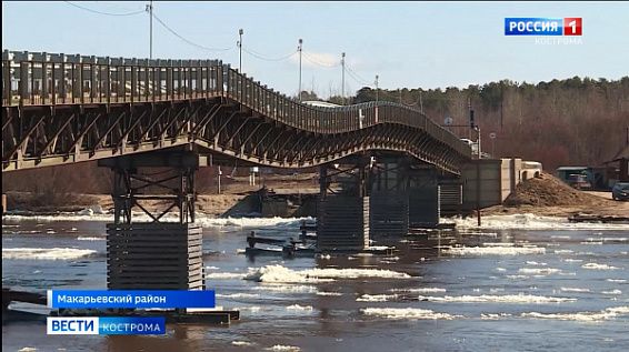 Ремонт покосившегося моста через Унжу начнётся в ближайшие дни