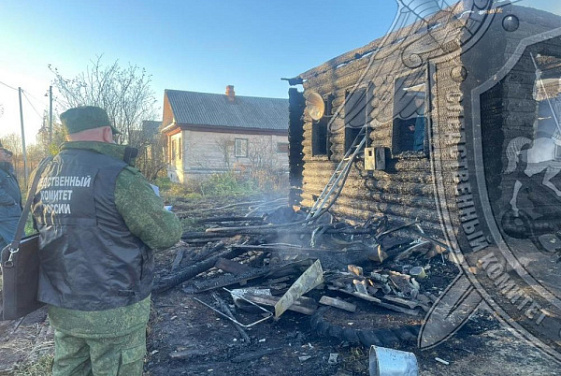 Три человека погибли в огне пожара в костромском поселке