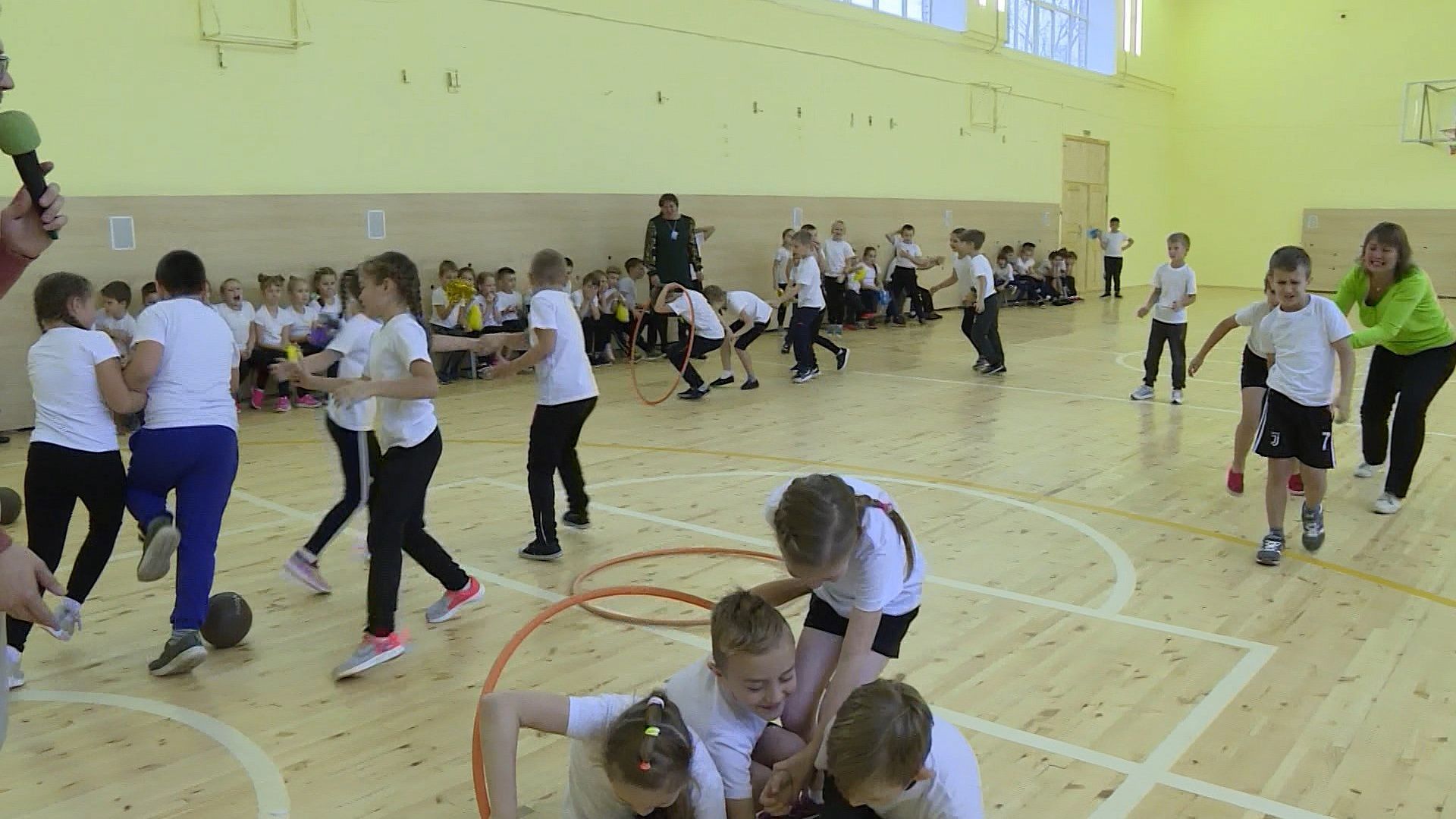 В костромской школе №4 открыли обновлённый спортзал