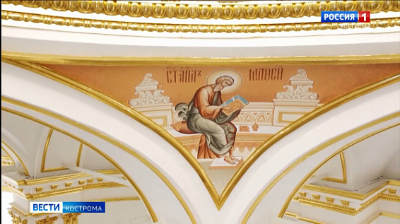 В Богоявленском соборе Костромского кремля готовятся к установке иконостаса