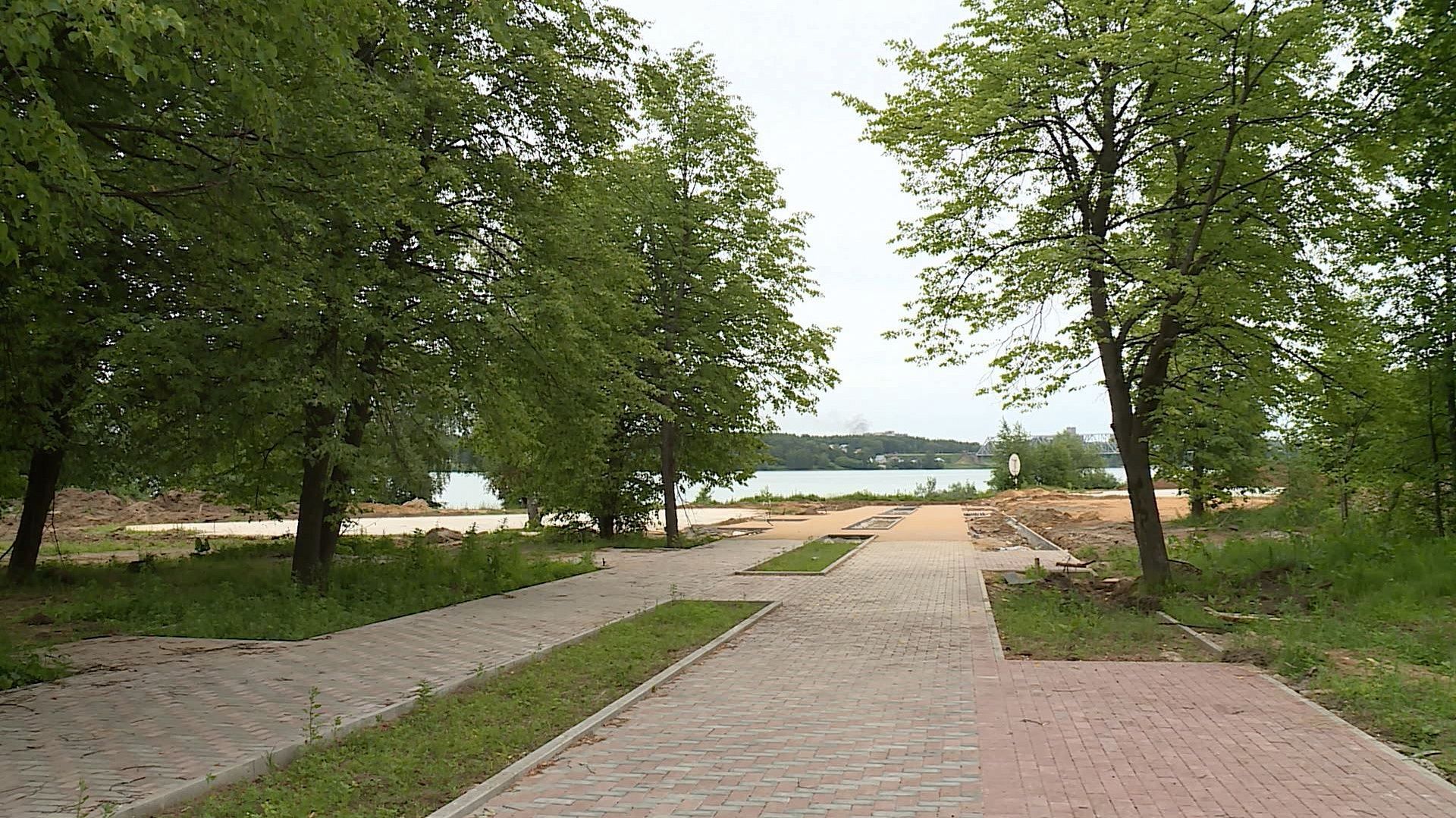 Парк на Чернигинской набережной в Костроме намерены открыть уже в этом году