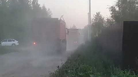 Жители костромской Красной байдарки задыхаются от пыли