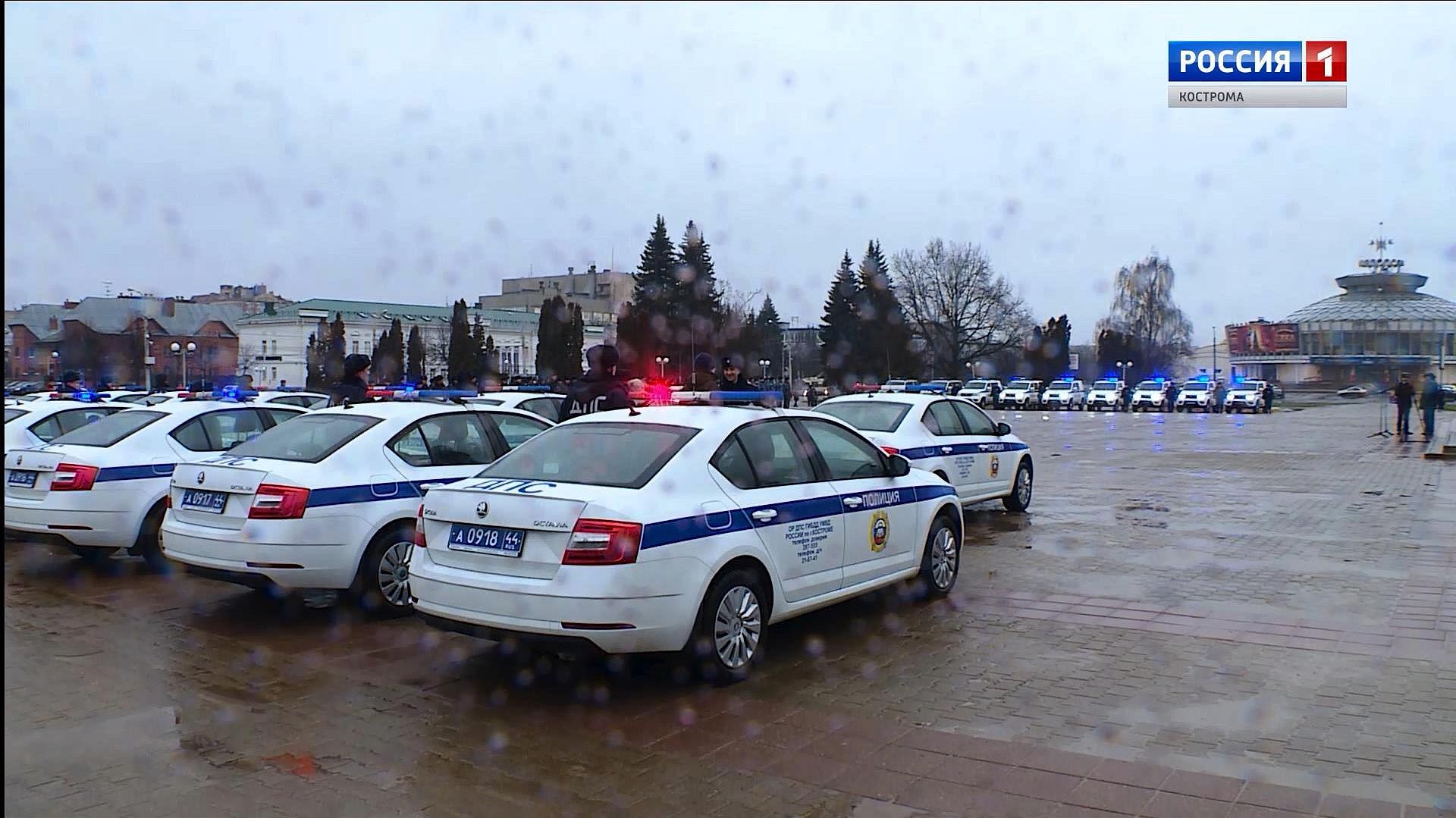 Костромские автоинспекторы пересели на новые 180-сильные «Шкоды» 